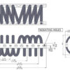 Isometric drawing show dimensions of cable isolators